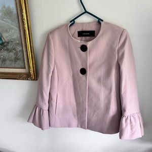 Blush pink blazer jacket